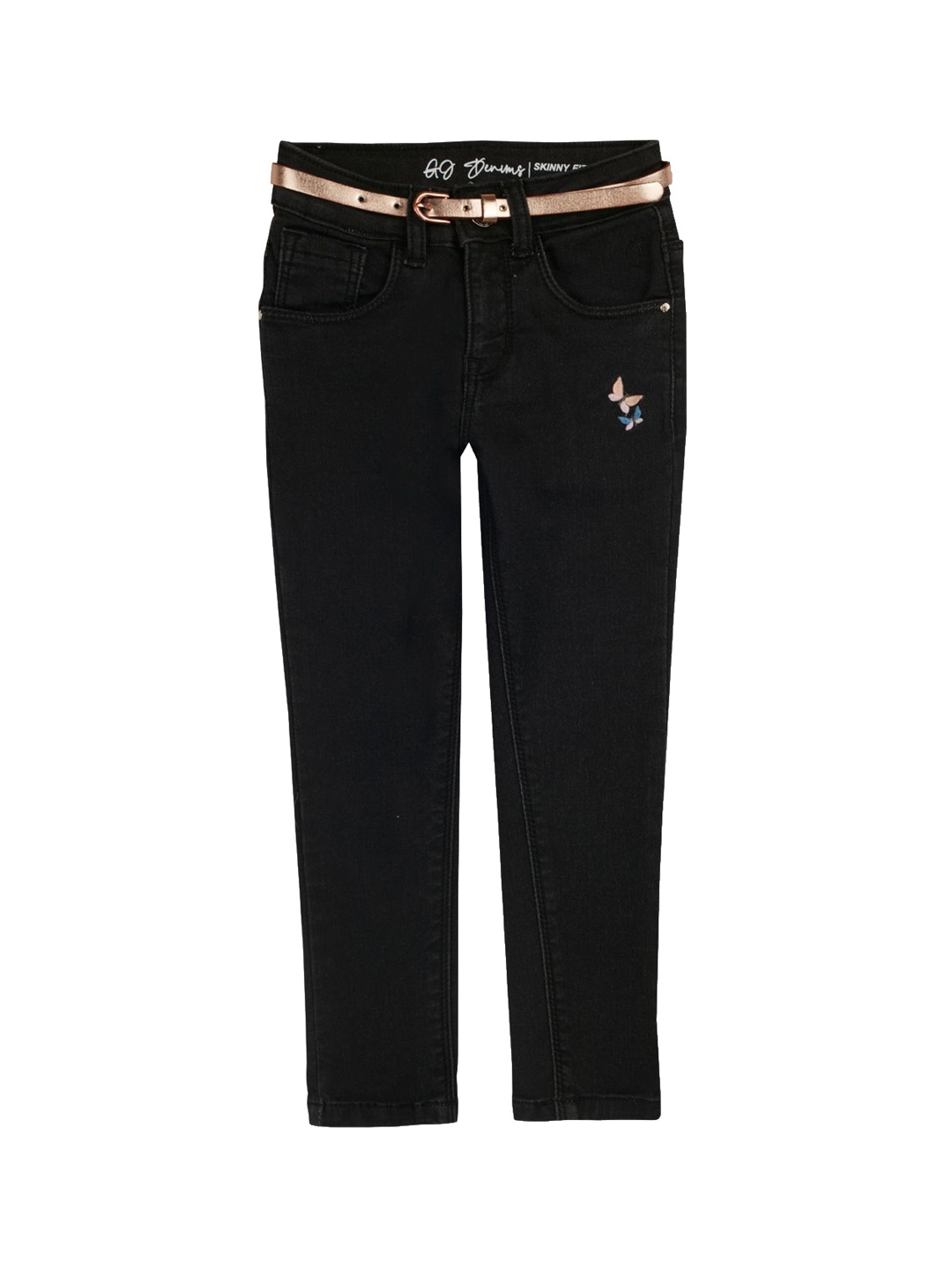 

Gini and Jony Girls Slim Fit Jeans, Black