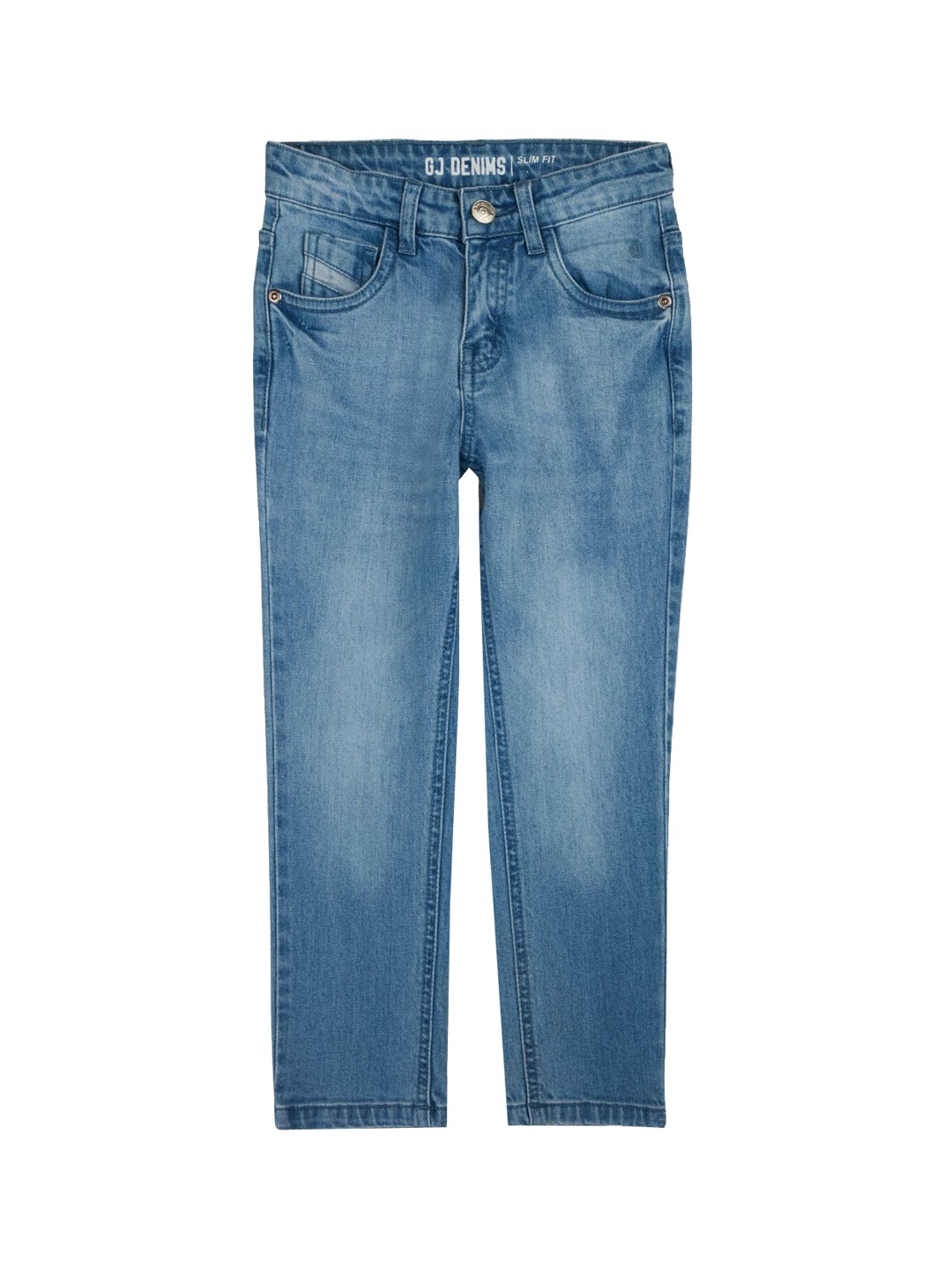 

Gini and Jony Boys Slim Fit Light Fade Jeans, Blue
