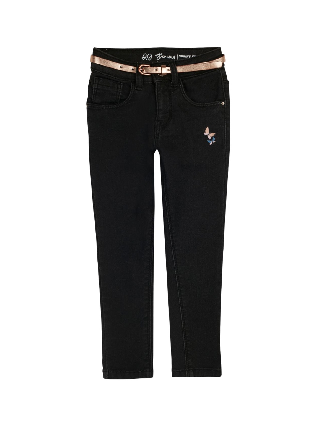 

Gini and Jony Girls Slim Fit Jeans, Black