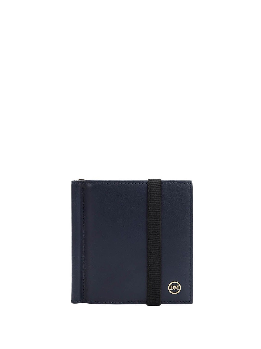 

Da Milano Men Leather Two Fold Wallet, Blue