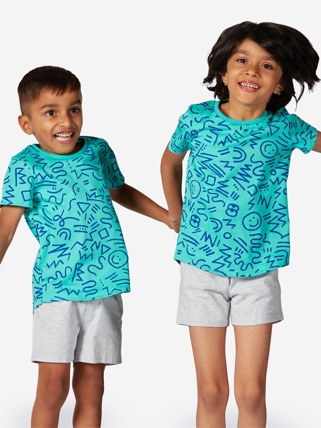 

Domyos By Decathlon Boys Pure Cotton Tshirts, Blue