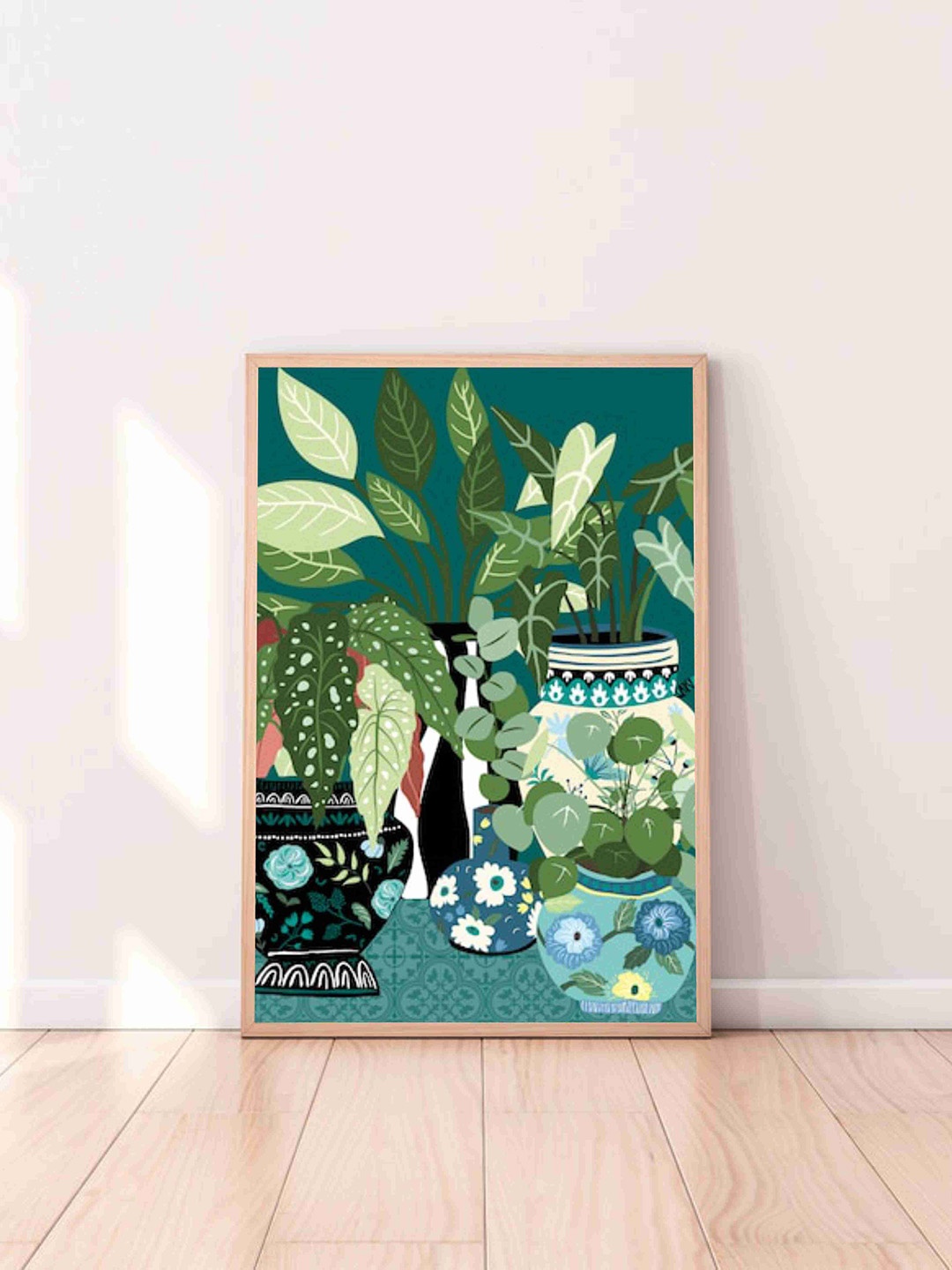 

Aura Green & Black Abstract Wooden Wall Frame