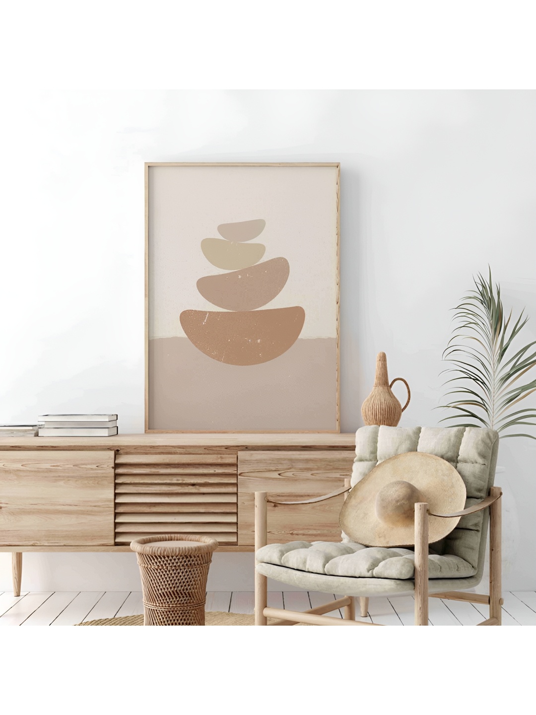 

Aura Brown & Beige Wooden Wall Frame