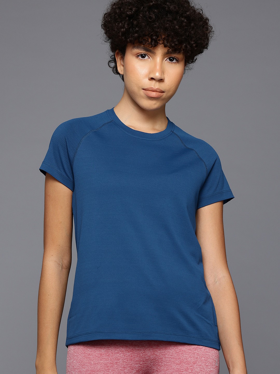 

HRX by Hrithik Roshan Rapid-Dry Running T-Shirt, Blue