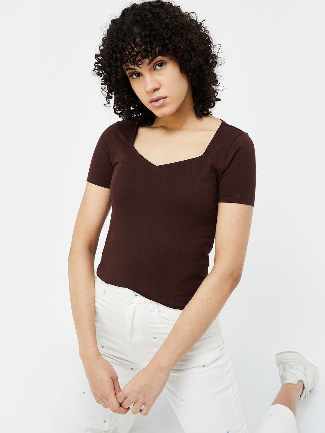 

Ginger by Lifestyle Cotton Top, Brown