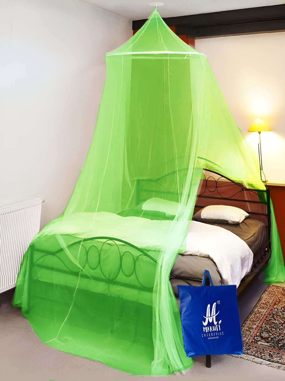 

MARUTI ENTERPRISE Green King Size Hanging Mosquito Net