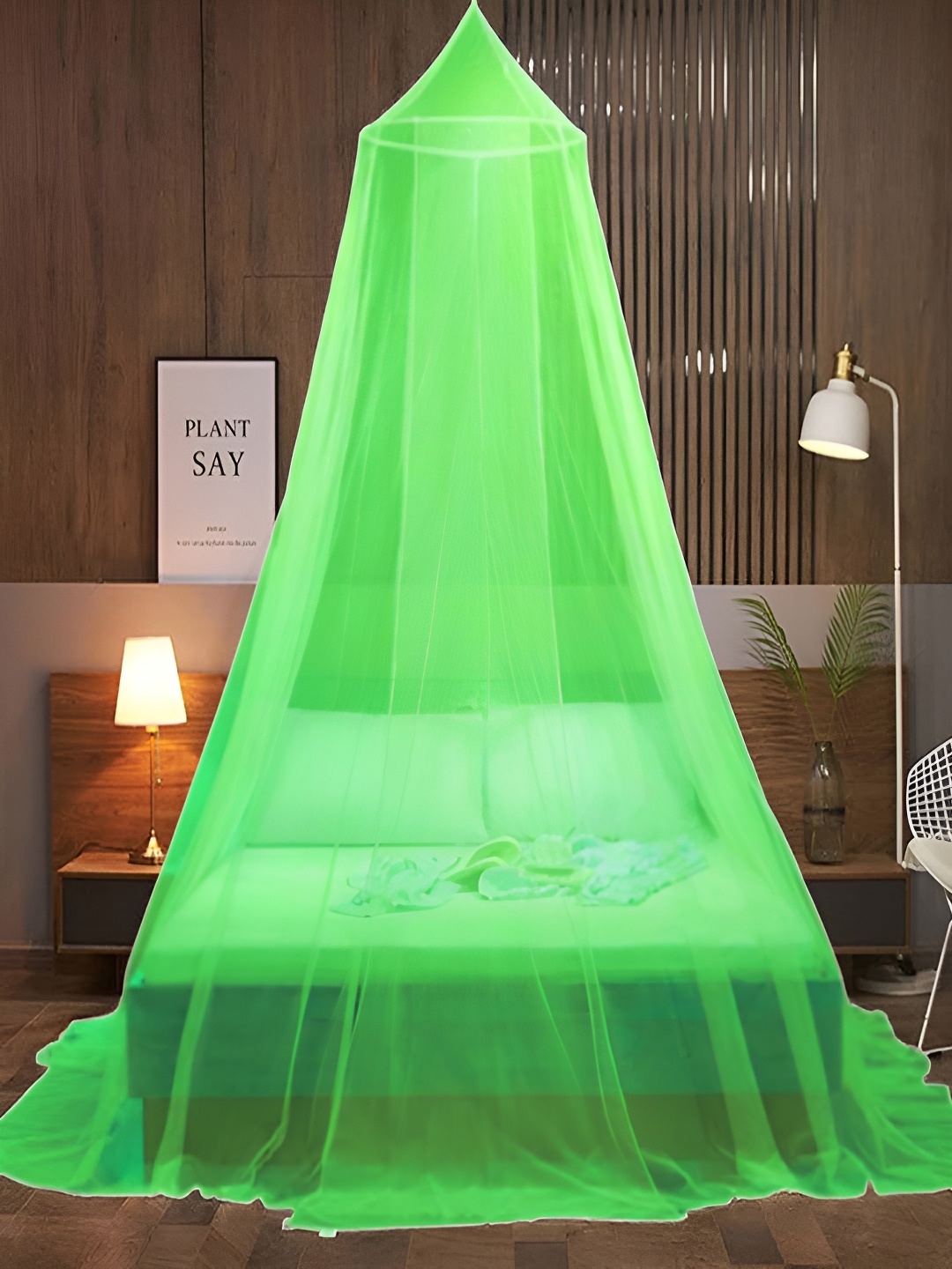 

MARUTI ENTERPRISE Green King Size Hanging Mosquito Net