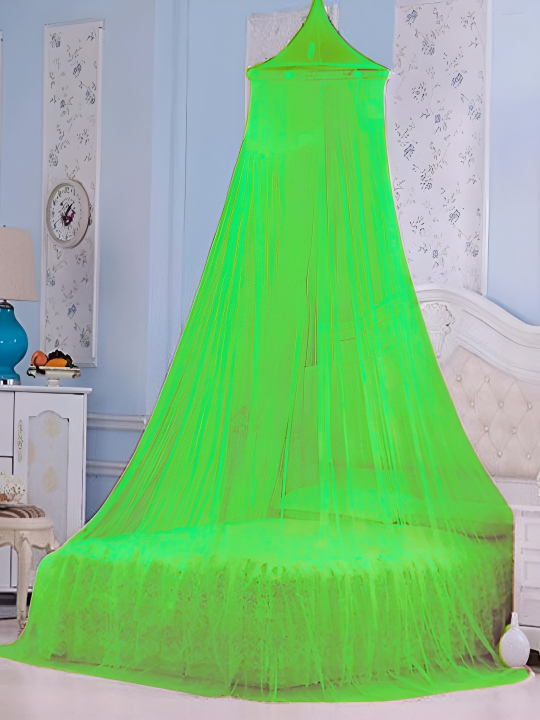 

MARUTI ENTERPRISE Green King Size Hanging Mosquito Net