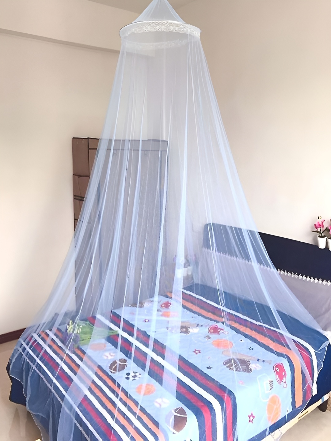

MARUTI ENTERPRISE White King Size Tent Mosquito Net