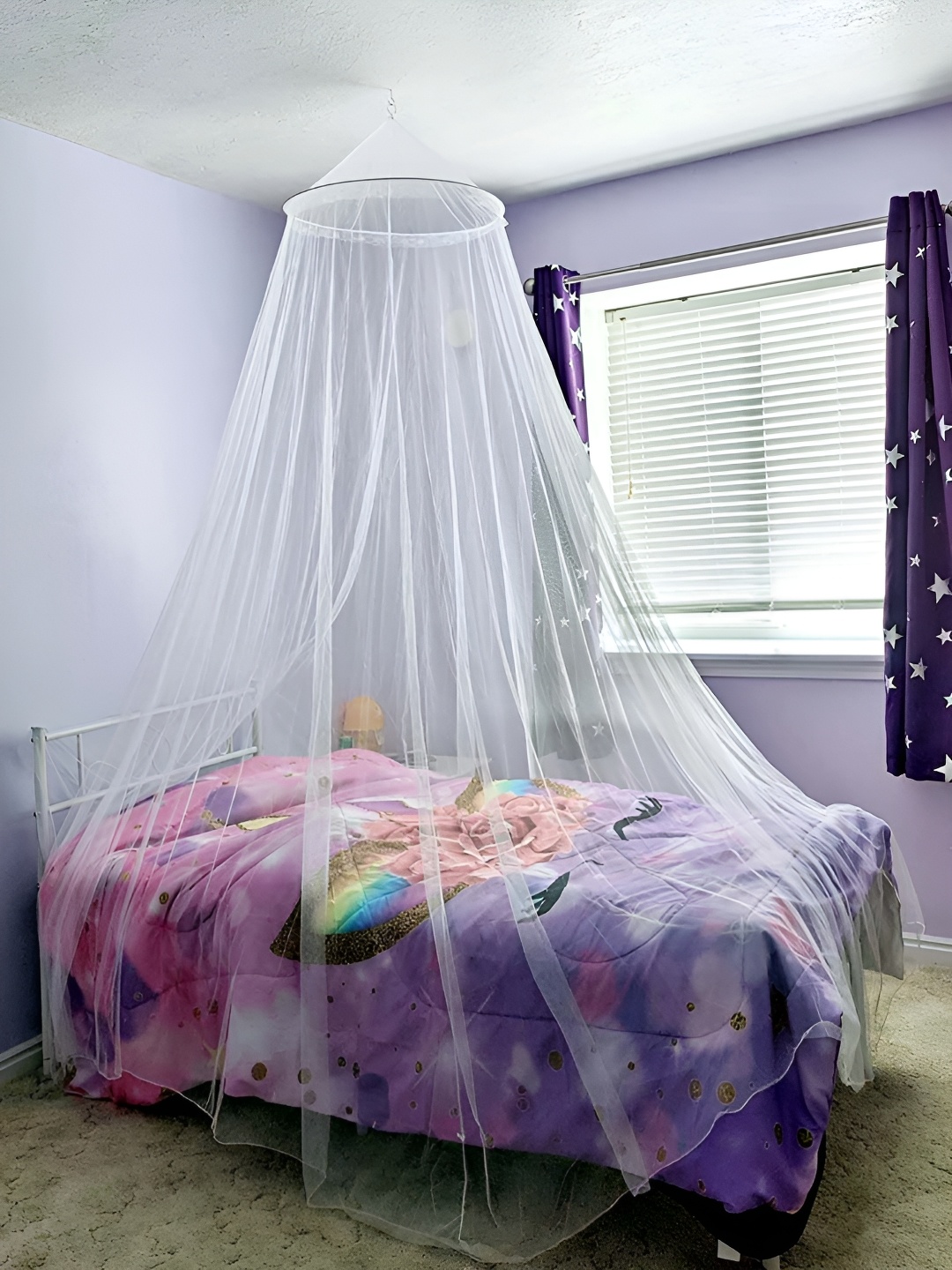 

MARUTI ENTERPRISE White King Size Hanging Mosquito Net