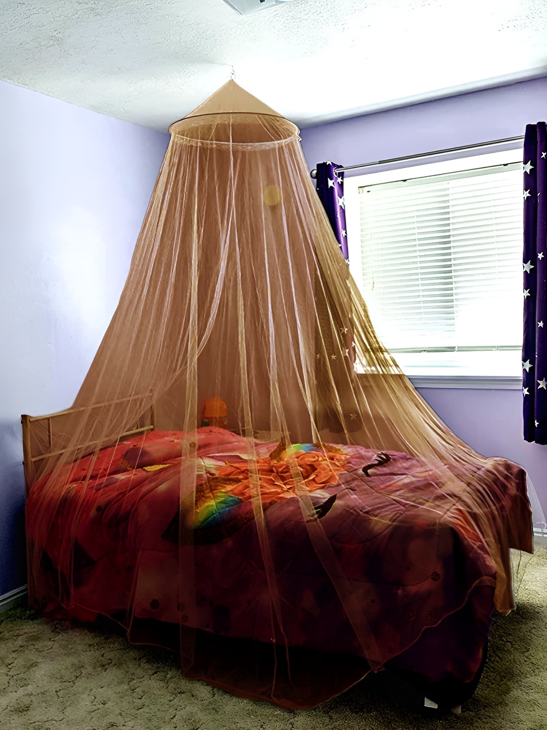 

MARUTI ENTERPRISE Khaki King Size Hanging Mosquito Net