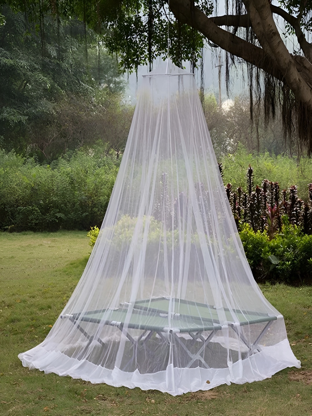 

MARUTI ENTERPRISE White King Size Hanging Mosquito Net