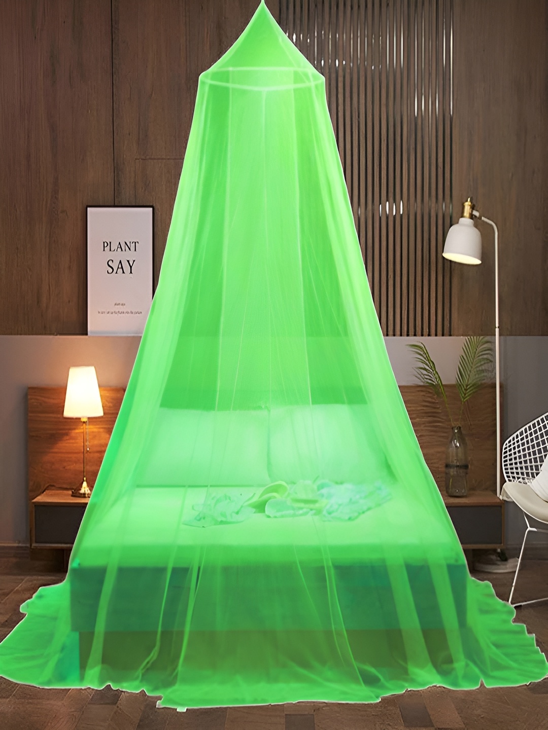 

MARUTI ENTERPRISE Green King Size Hanging Mosquito Net