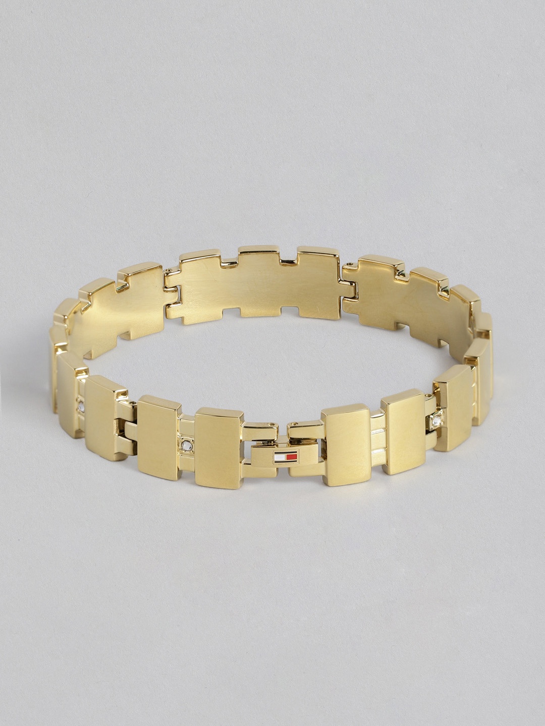 

Tommy Hilfiger Women Brass-Plated Link Bracelet, Gold