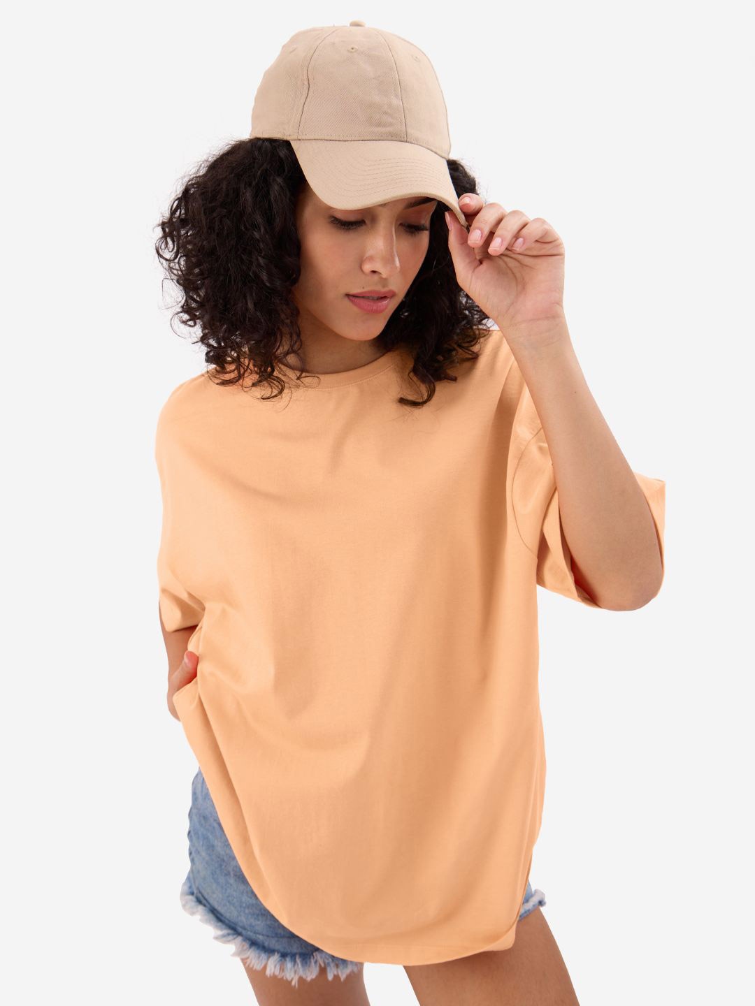 

The Souled Store Women Solid T Shirt, Orange