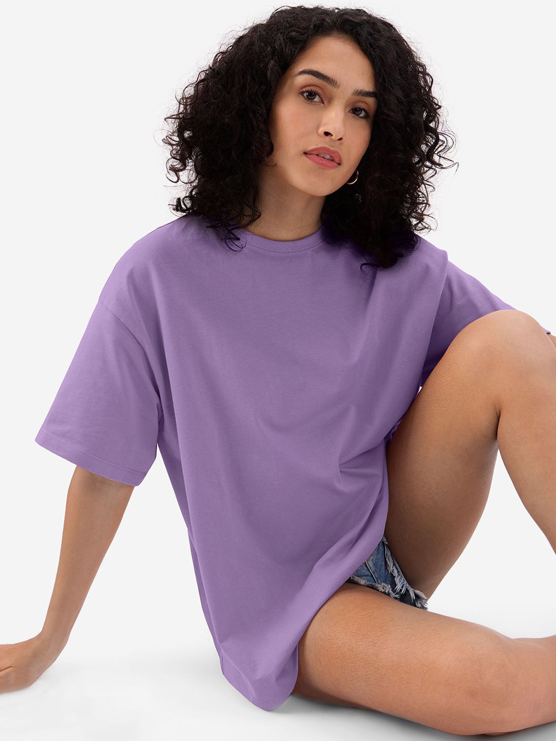 

The Souled Store Women Solid T-shirt, Purple