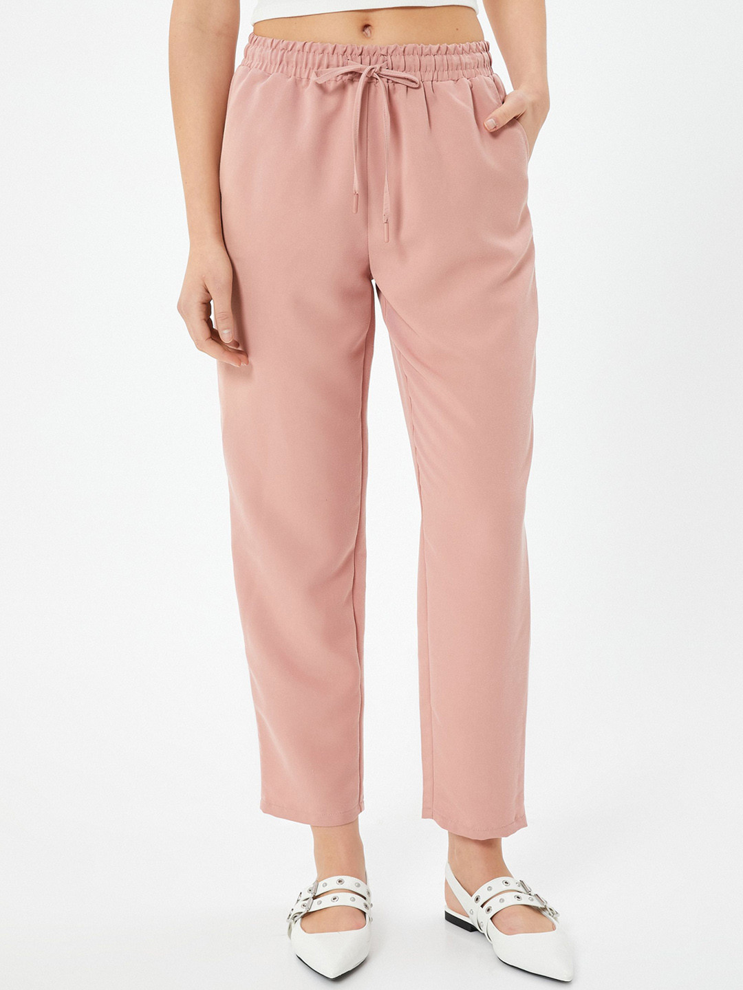 

Koton Women Trousers, Rose