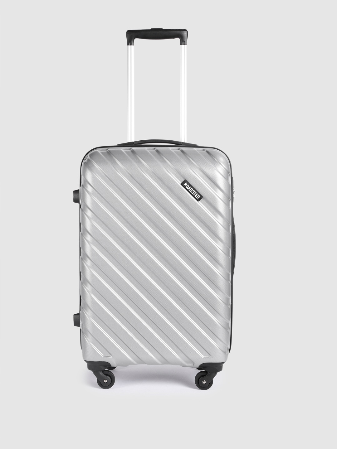 

Roadster Xtreme 360-Degree Rotation Striped Medium Trolley Suitcase - Volume 52 L, Grey