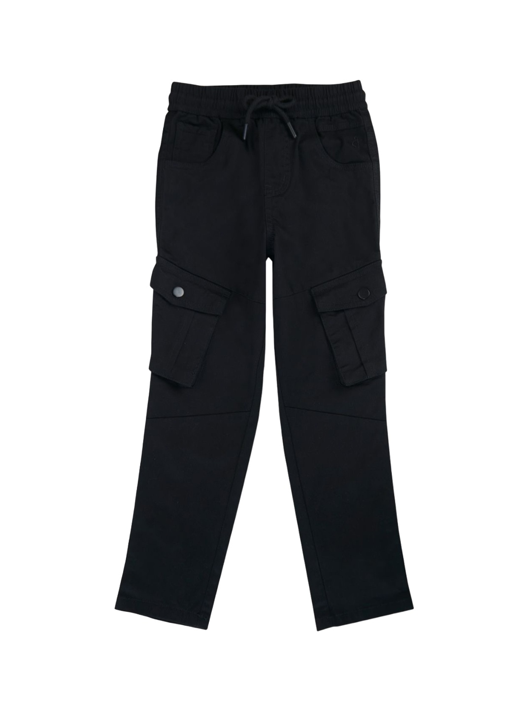 

Gini and Jony Boys Slim Fit Cargos Trousers, Black