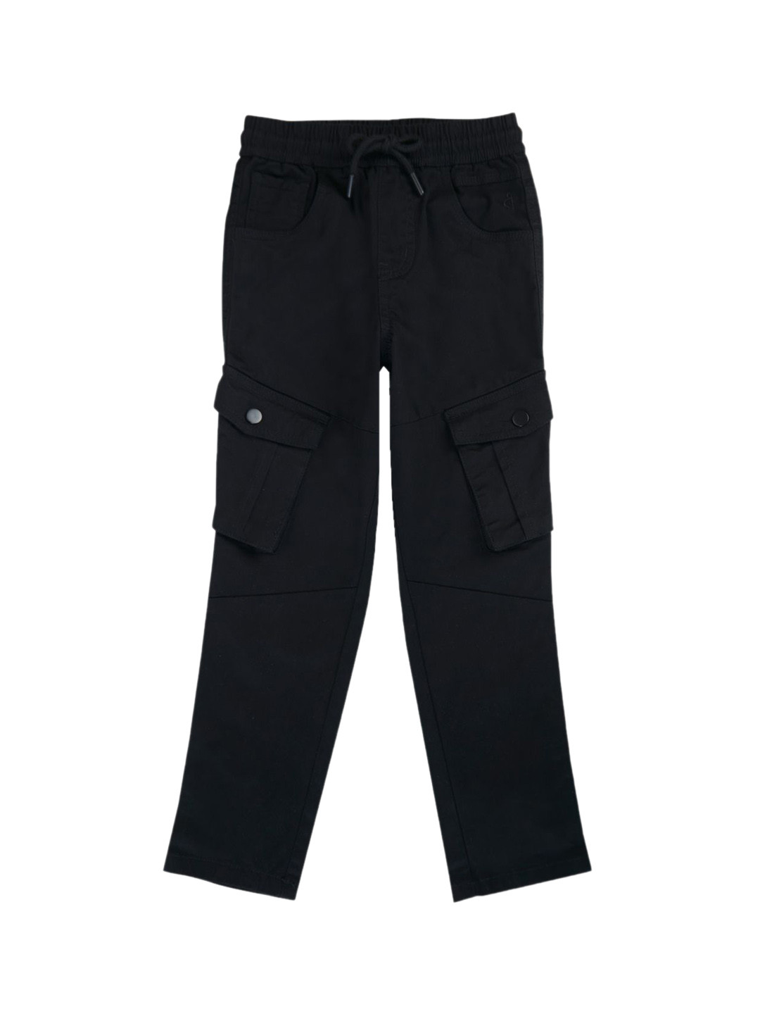 

Gini and Jony Boys Slim Fit Cargos Trousers, Black