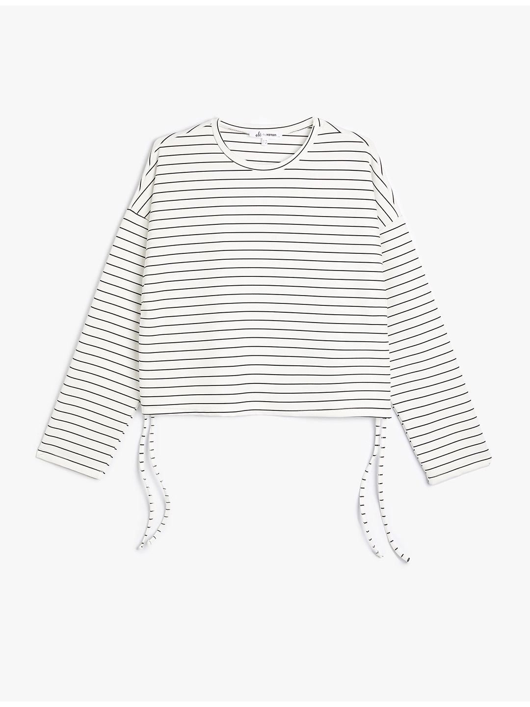 

Koton Women Striped Sweatshirt, Beige