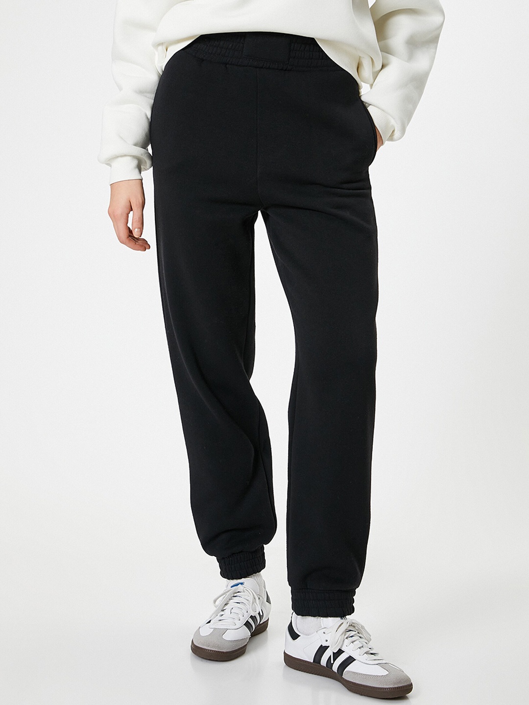 

Koton Women Relaxed-Fit Joggers, Black
