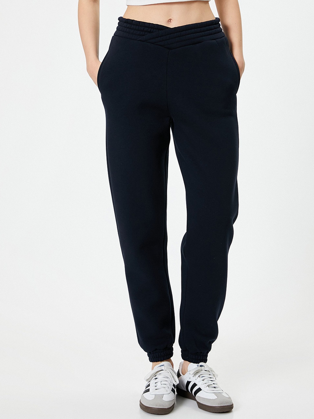 

Koton Women Relaxed-Fit Joggers, Navy blue