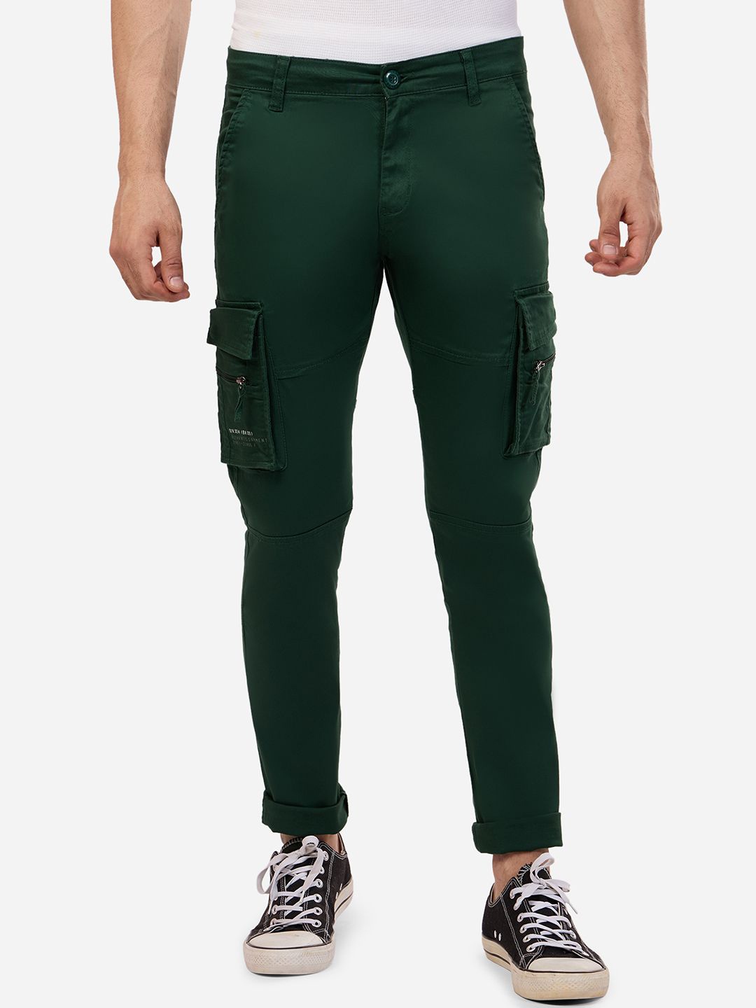 

beevee Men Track Pants, Green