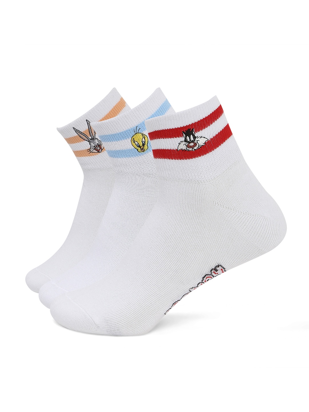 

Balenzia Women Pack Of 3 Assorted Above Ankle-Length Socks