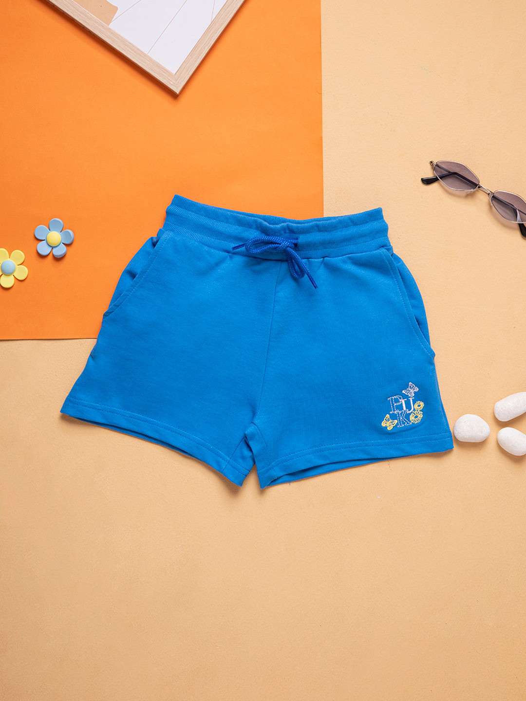 

Purple United Kids Girls Shorts, Navy blue