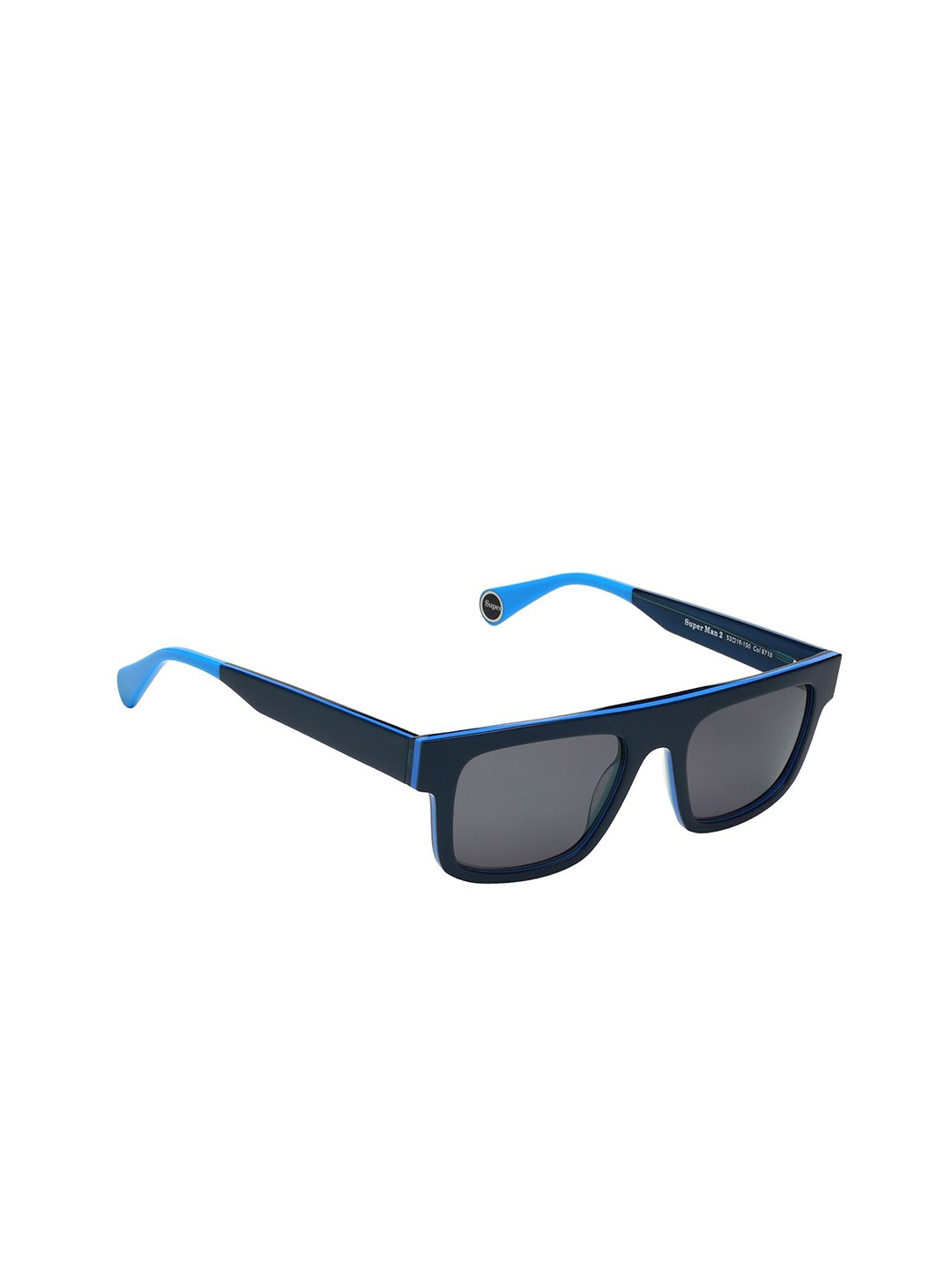 

WOOW Men Square Sunglasses with UV Protected Lens WOOW Super Man 2 8718 S, Grey
