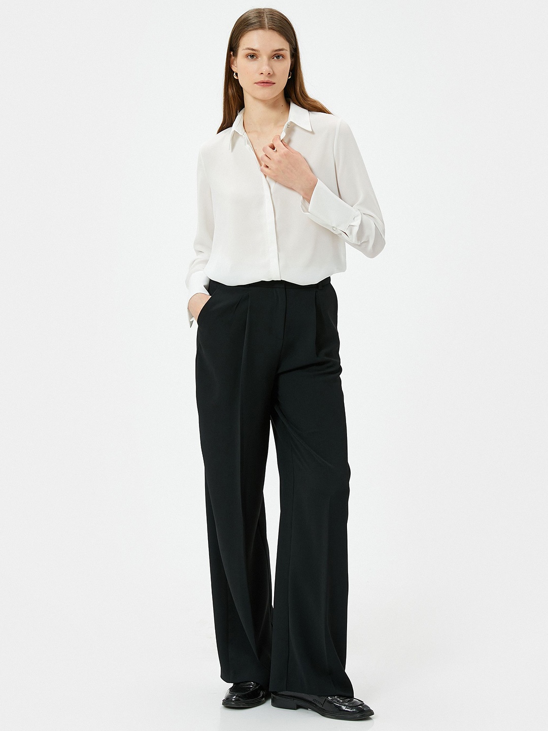 

Koton Women Solid Opaque Casual Shirt, Off white