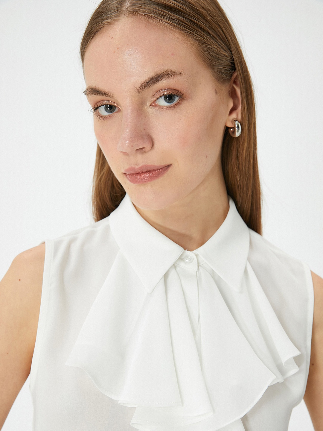 

Koton Women Opaque Casual Shirt, Off white