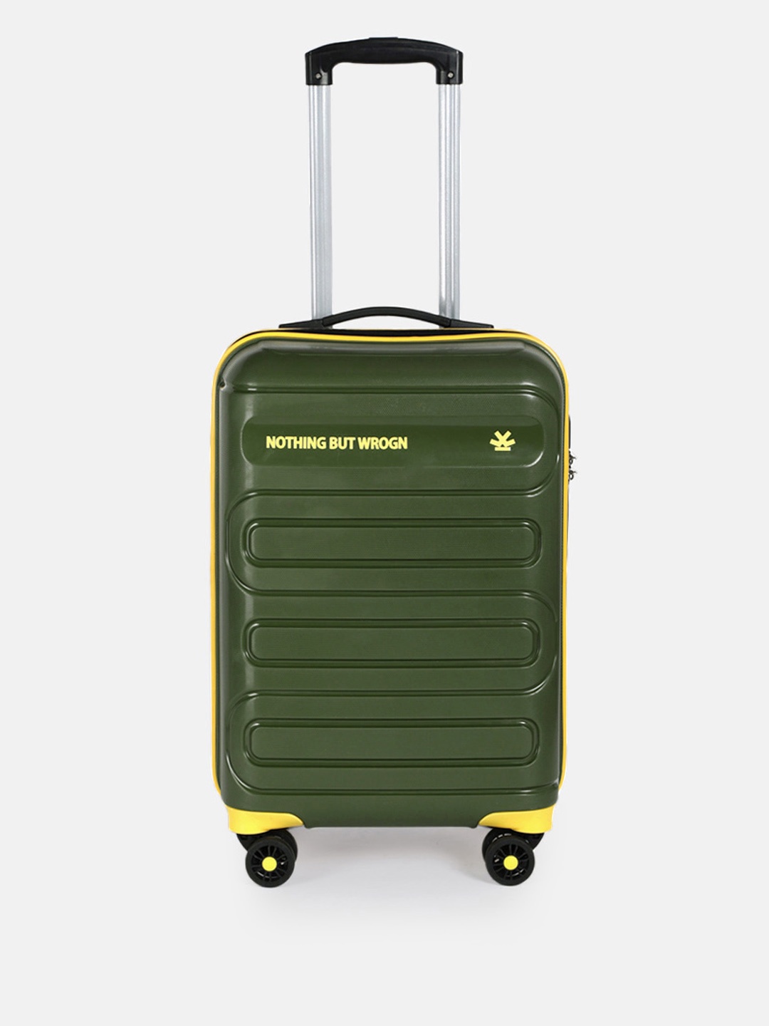 

WROGN Flow Cabin Trolley Suitcase - Volume 35 litres, Olive