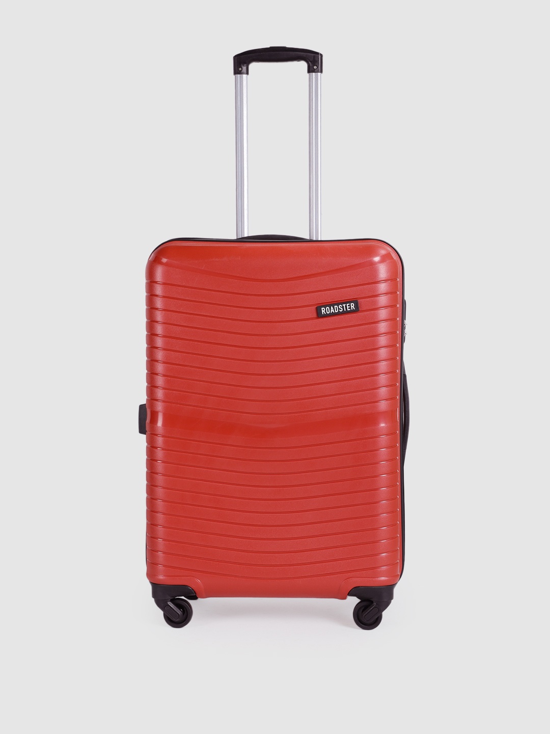 

Roadster Self Striped Medium Trolley Suitcase - Volume 68 L, Red