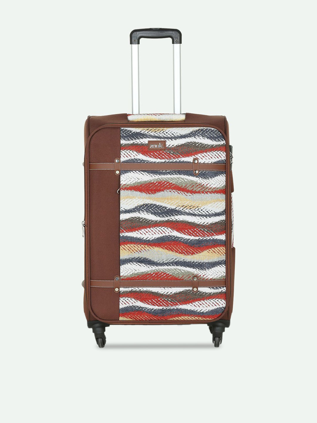 

ZOUK Jaisalmer Dunes Saira Trolley Bag (Large), Brown