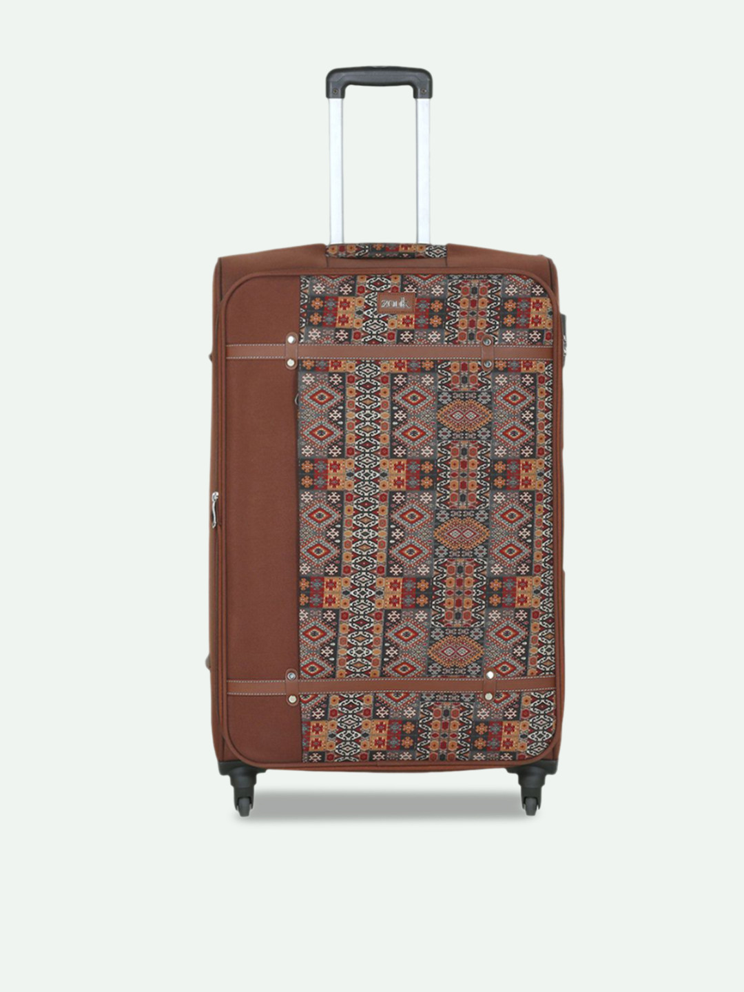 

ZOUK Set Of 2 Banaras Elegance Saira Trolley Bag(Medium + Large), Multi