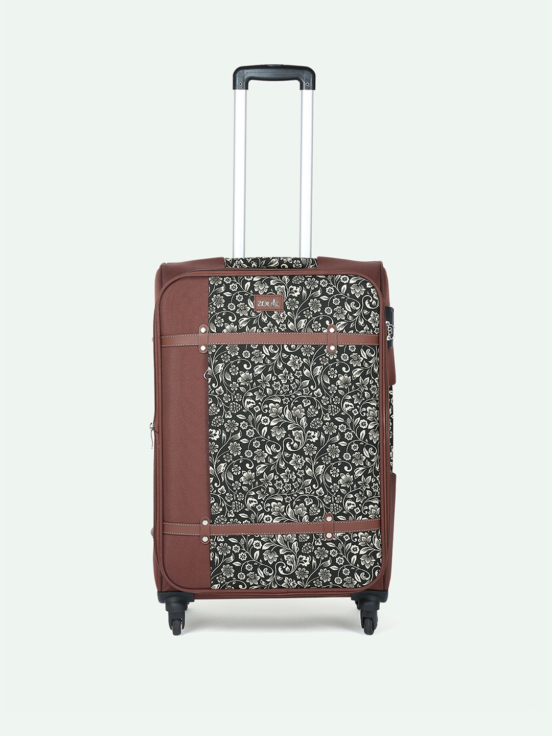 

ZOUK FloMotif Medium Saira Trolley Bag, Brown