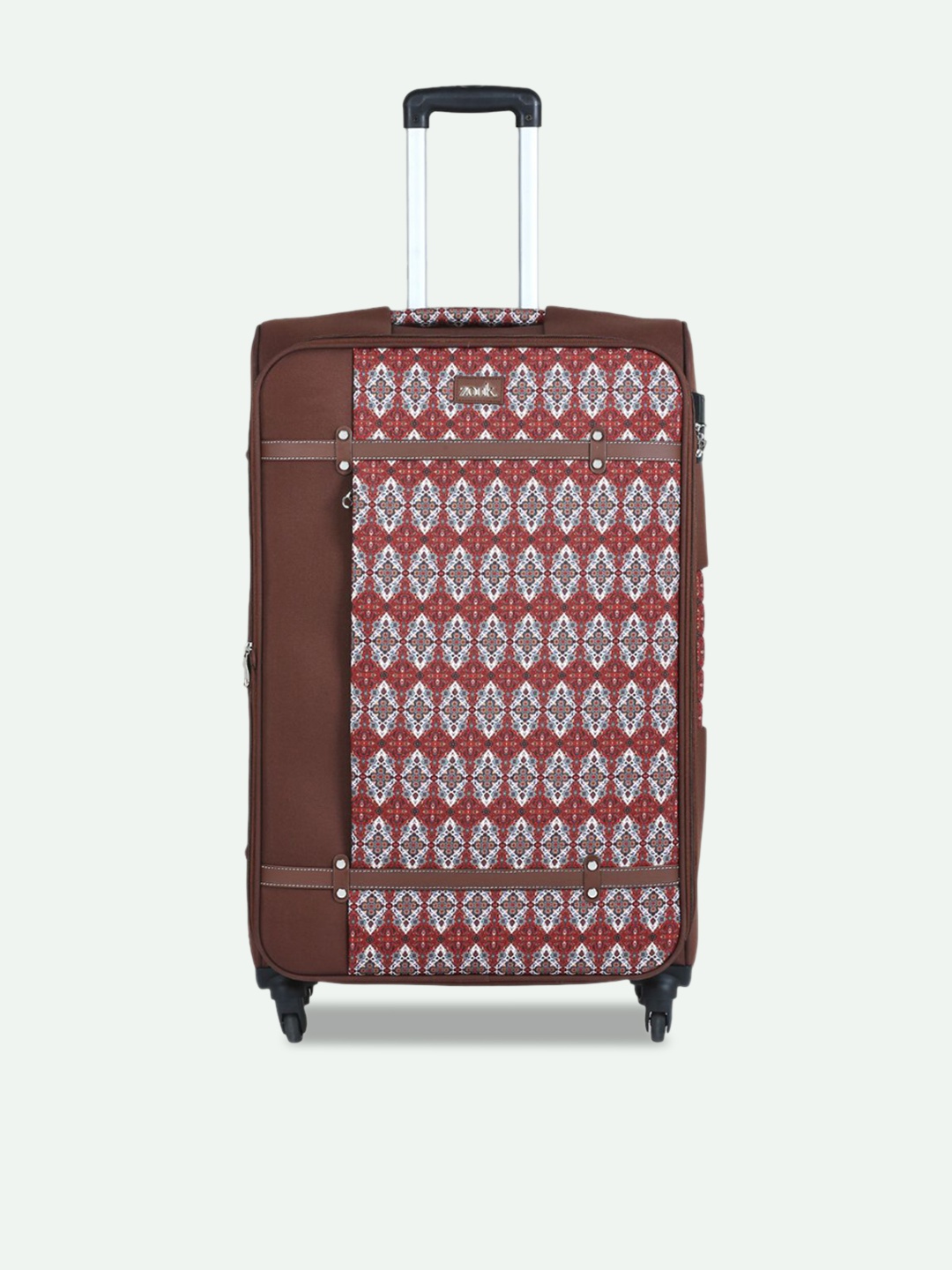 

ZOUK Agra Durrie Saira Trolley Bag (Large), Red