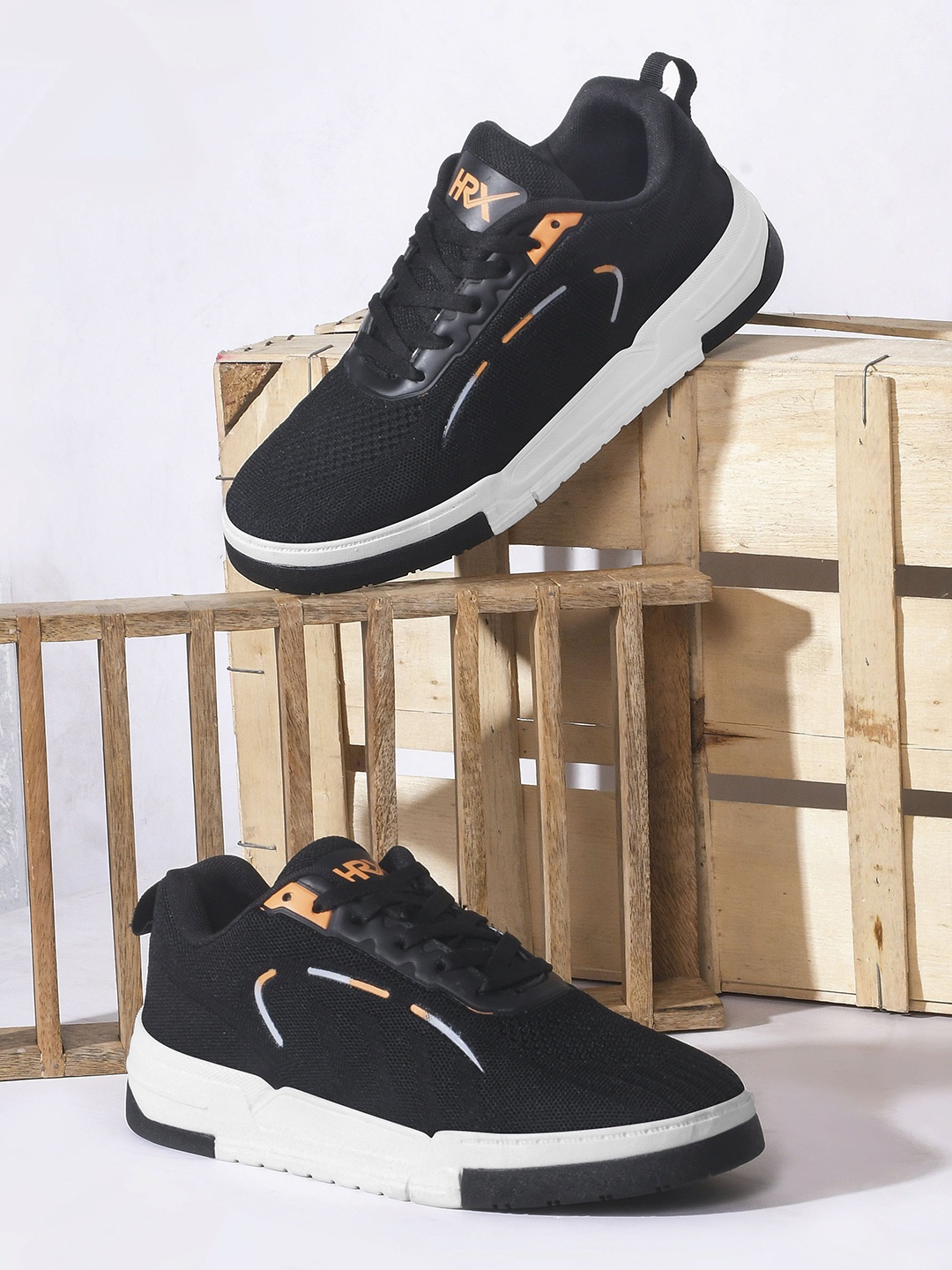 

HRX by Hrithik Roshan Men Mesh Running Shoes, Black