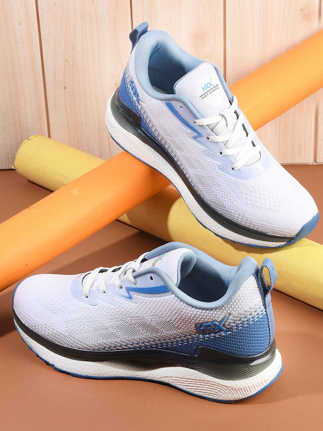 

HRX by Hrithik Roshan VS24HRX2A-WHITE / BLUE Men Mesh Marking Running Shoes