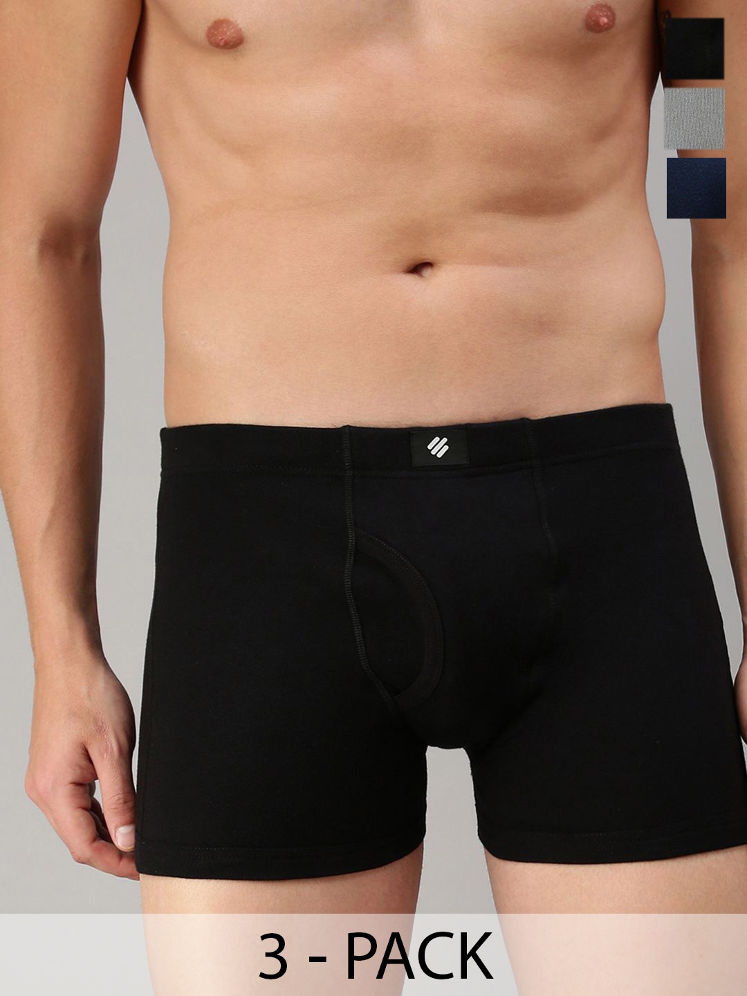 

ONN Pack Of 3 Assorted Premium Cotton Ribbed Briefs ONN_355_AST1_3PC