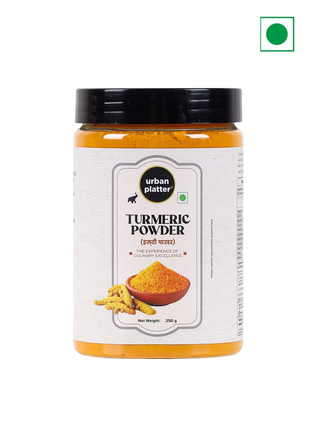 

URBAN PLATTER Yellow Herbs and Seasonings Turmeric (Haldi) Powder