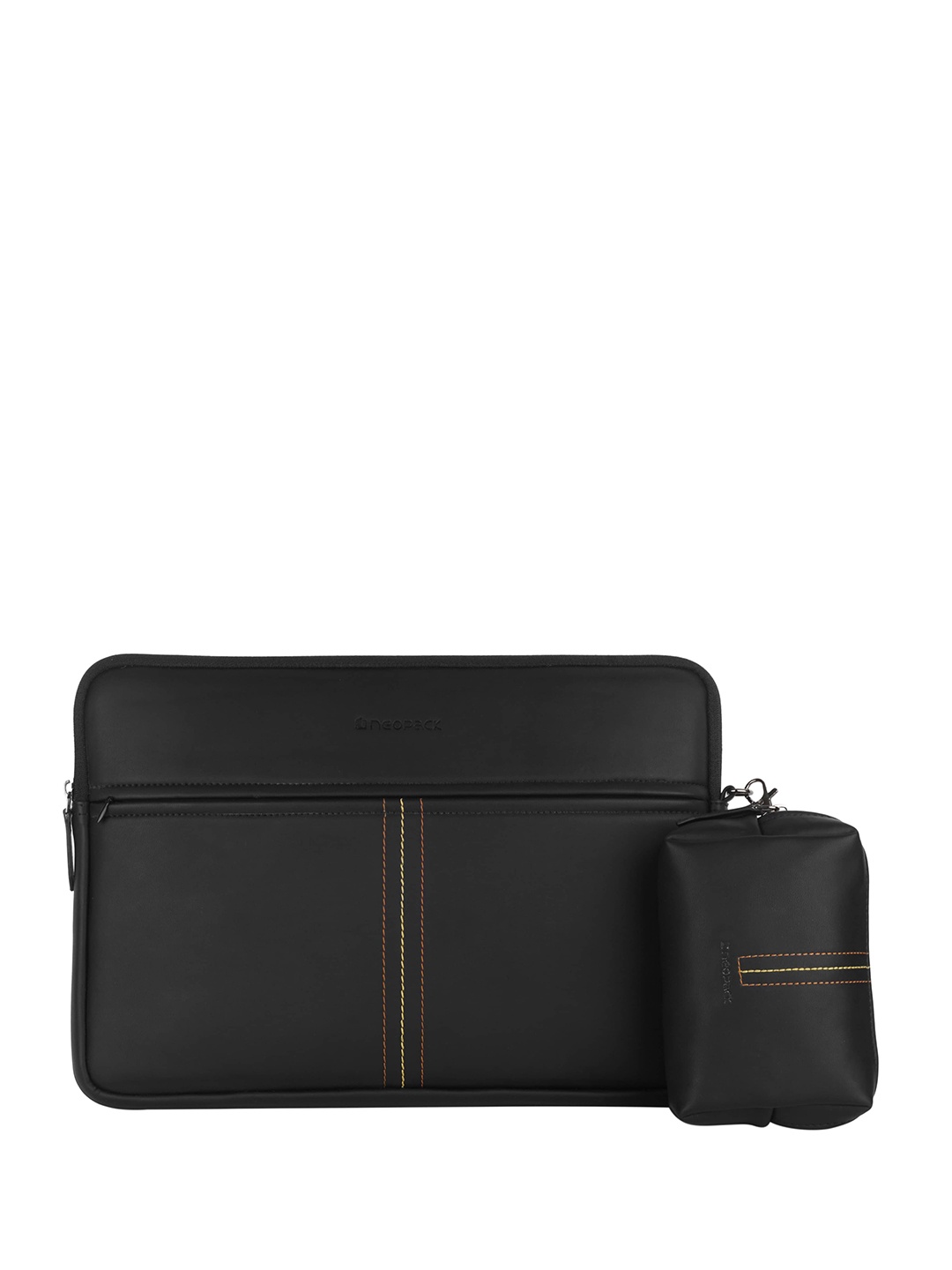 

NEOPACK Unisex PU Laptop Sleeve, Black