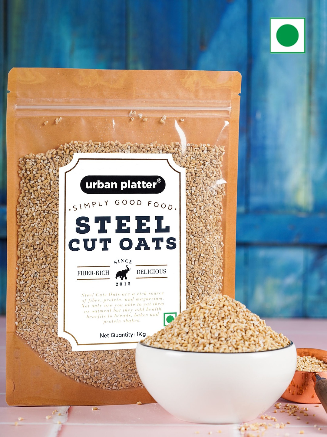 

URBAN PLATTER Broken Oats Cereal and Muesli -1 kg, Brown