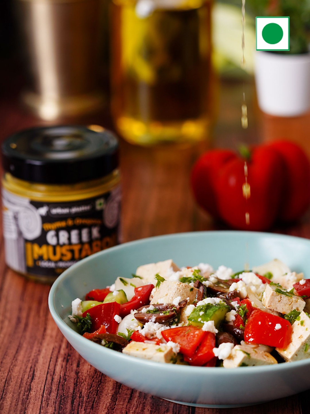 

URBAN PLATTER Thyme & Oregano Greek Mustard 220g, Assorted