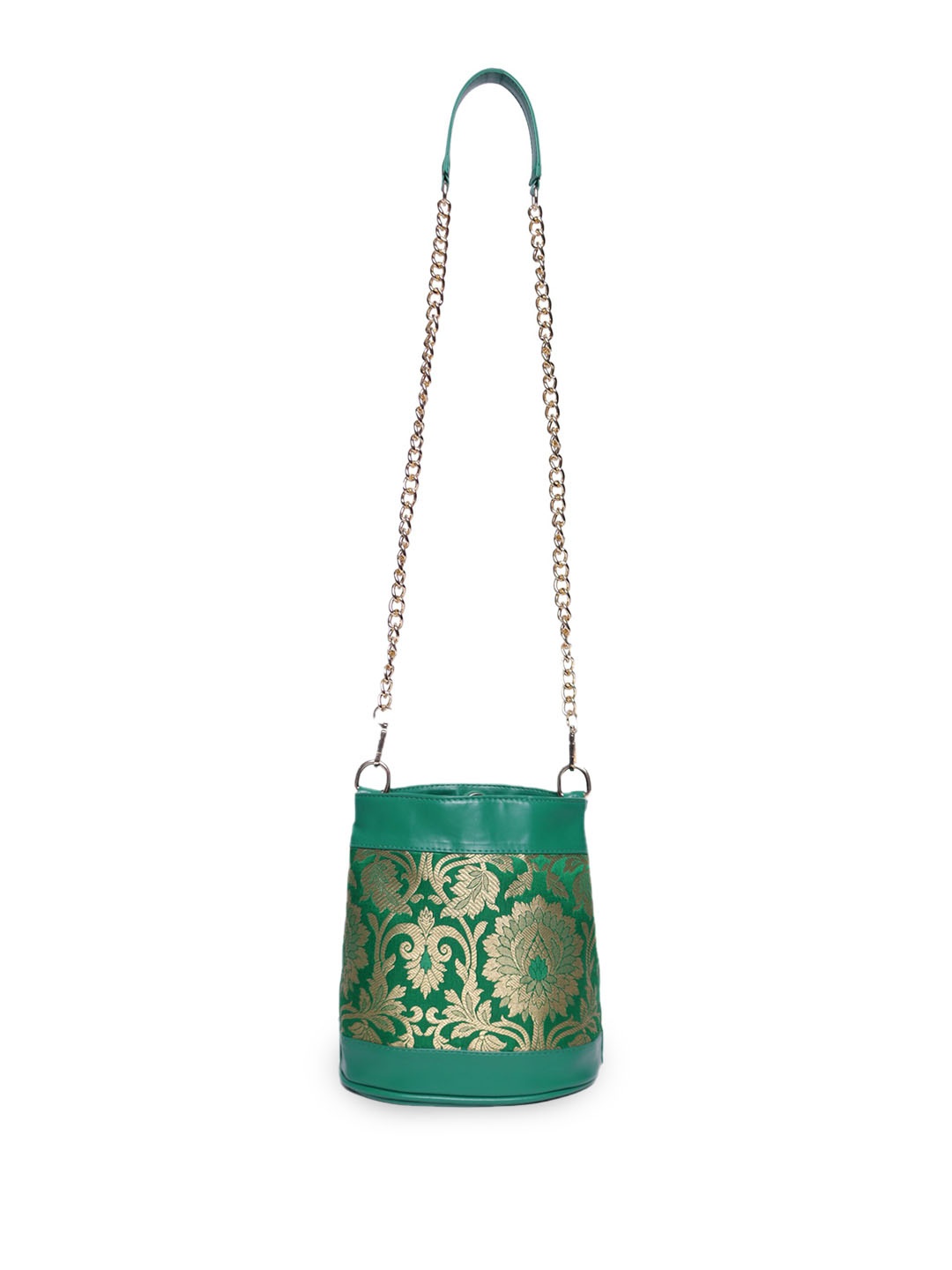 

ASTRID Women Floral Embellished Sling Bag, Green