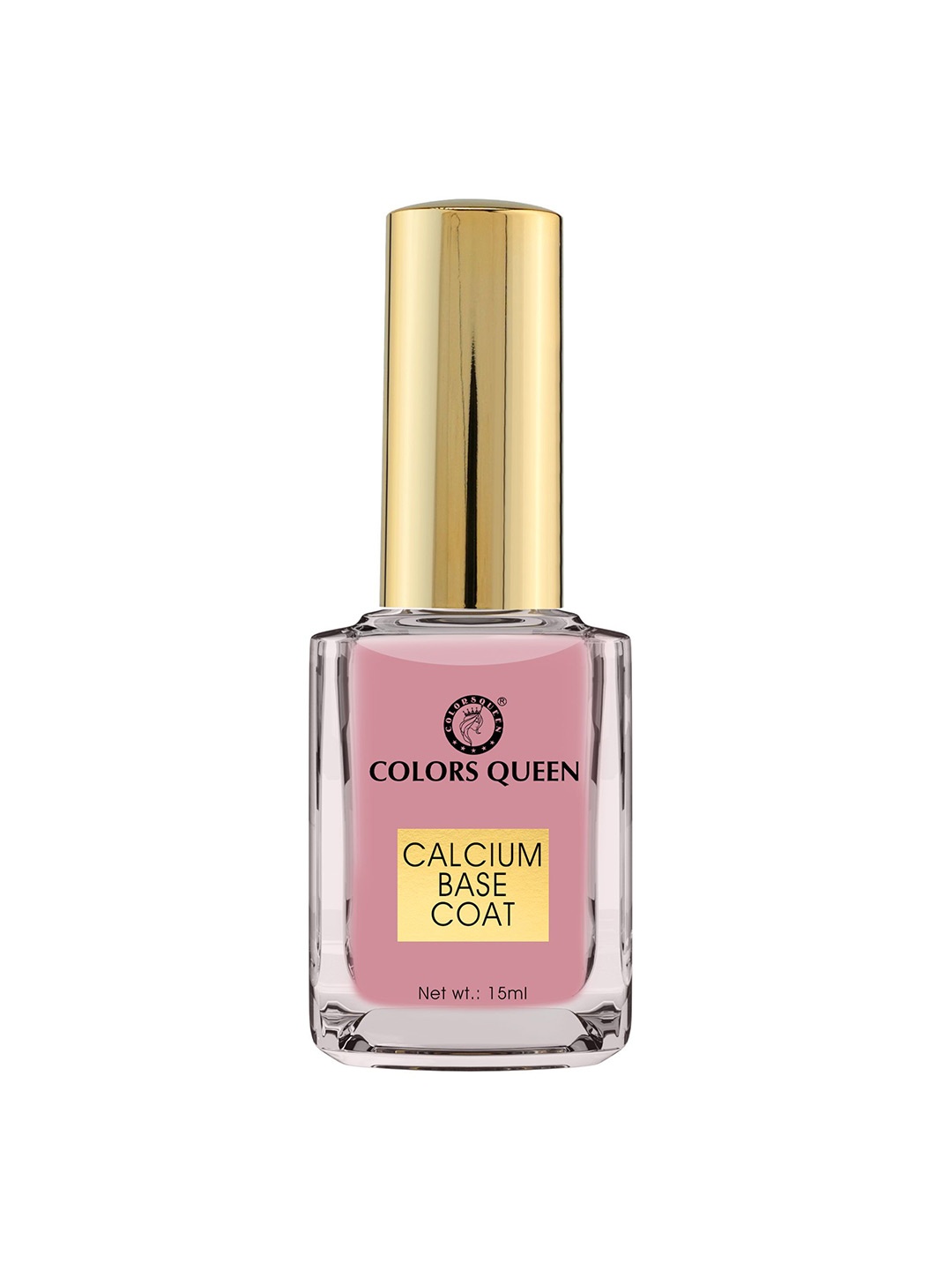 

Colors Queen Calcium Base Coat Nail Polish - 15ml, Pink