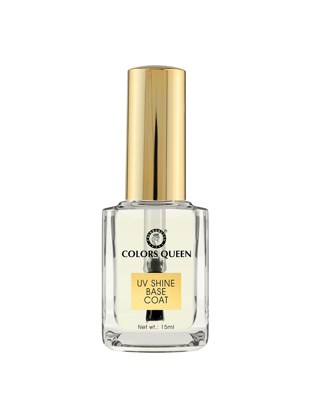 

Colors Queen UV Shine Base Coat Nail Polish - 15ml, Transparent