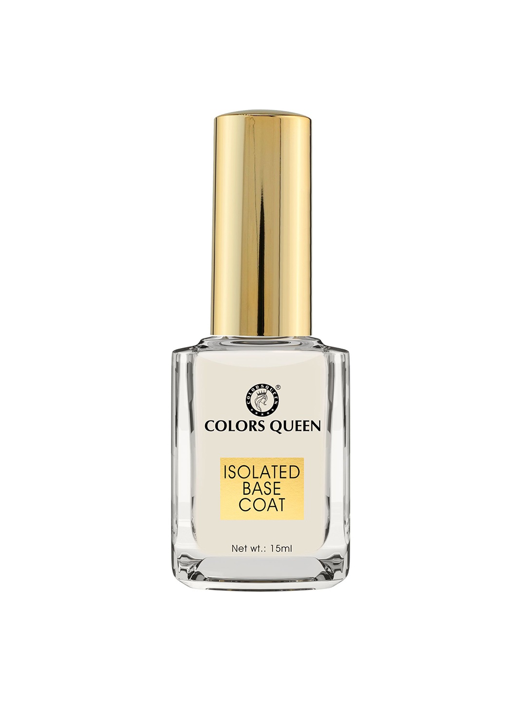 

Colors Queen Isolated Base Coat Quick Drying Nail Polish - 15 ml, Transparent